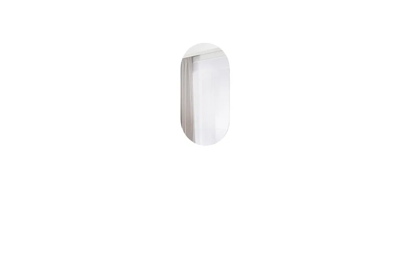Monfort Vägghängd Spegel Oval 45x90 cm, Brun