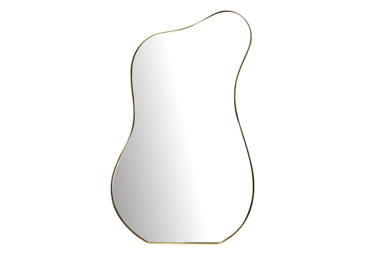 Spegel Wohnling Asymmetrisk metallram oval 100 cm