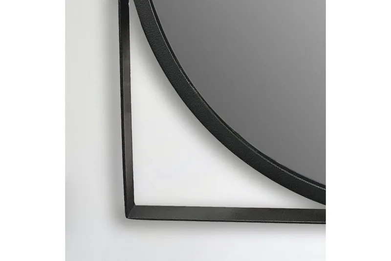 Spegel Wohnling Fyrkantig Ram Rund 54 cm Modern - Inredning - Speglar - Väggspegel