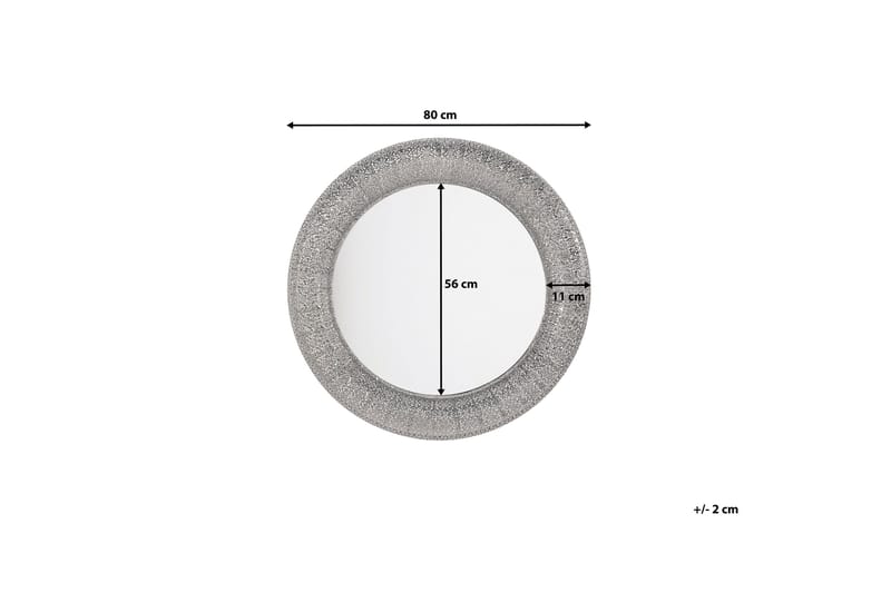 Channay Spegel 80 cm - Silver - Inredning - Speglar - Väggspegel