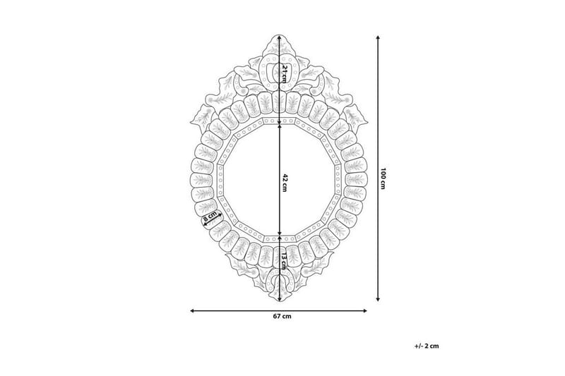 Craon Spegel 67 cm - Silver - Inredning - Speglar - Väggspegel