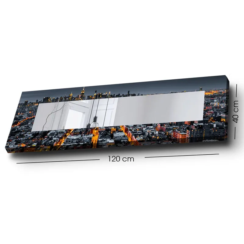 Dekorspegel 40x120 cm, Flerfärgad