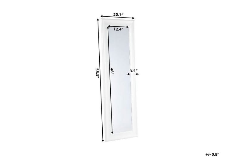 Lunel Spegel 51 cm - Vit - Inredning - Speglar - Väggspegel
