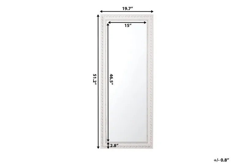 Mauleon Spegel 50 cm - Vit - Inredning - Speglar - Väggspegel