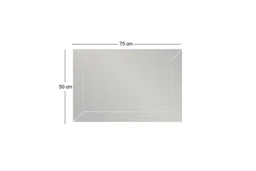 Rosan Spegel 50 cm Rektangulär - Vit - Inredning - Speglar - Väggspegel