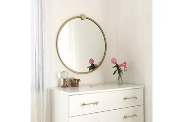 Spegel 60x60 cm - Guld - Inredning - Speglar - Väggspegel