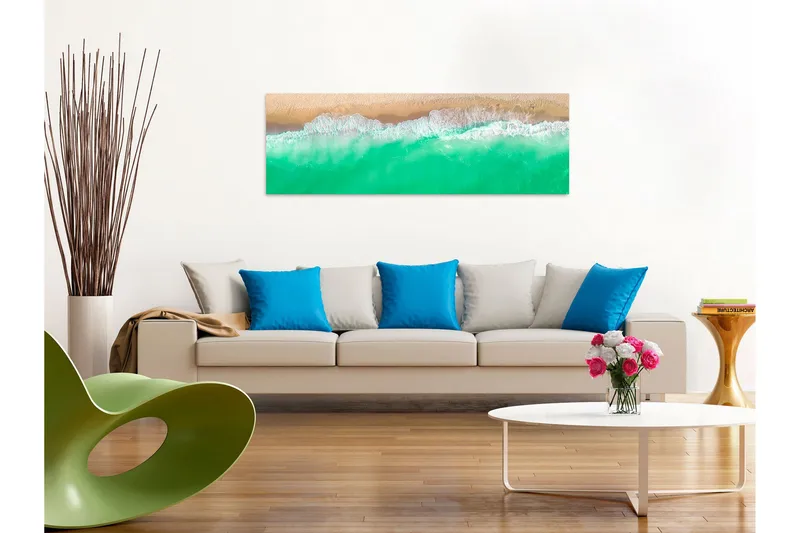 Tavla Coast (1 Part) Narrow Green 120x40