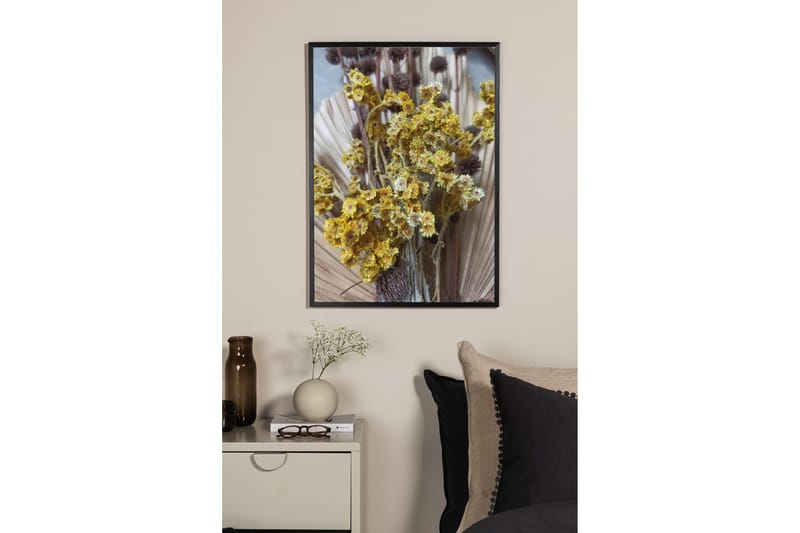 Poster Bouquet 50x70 cm - Grön/Gul - Inredning - Tavlor & konst - Posters & prints