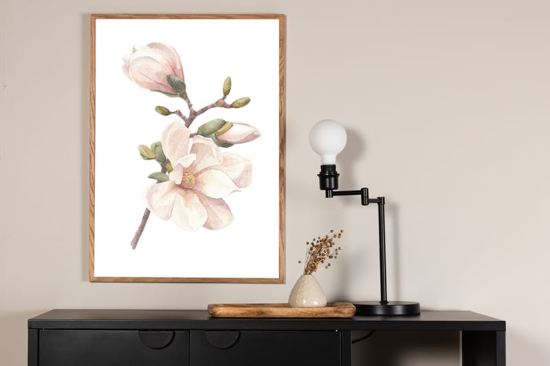 Poster Hand made 30x40 cm - Rosa/Vit - Inredning - Tavlor & konst - Posters & prints
