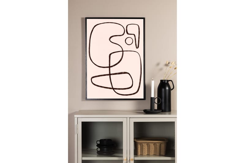 Poster Line art 50x70 cm - Vit/Svart - Inredning - Tavlor & konst - Posters & prints