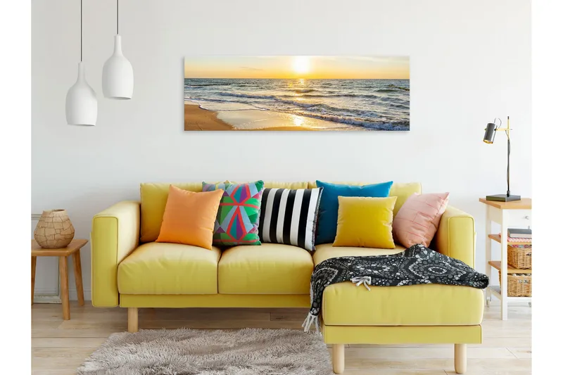 Tavla Calm Waves (1 Part) Narrow Golden 150x50