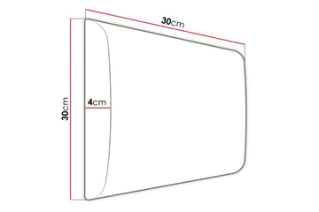 Zaratuz Väggpanel 30x4x30 cm Stoppad - Sammet/Beige - Inredning - Väggdekor