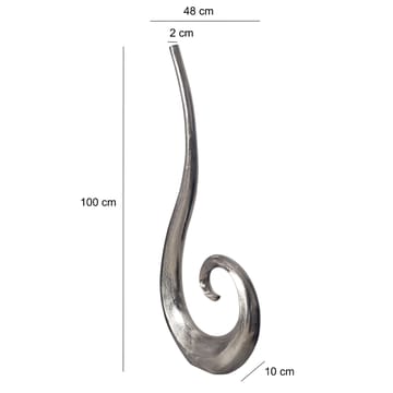 Dalara Vas 100 cm - Silverfärgad - Inredning - Vas