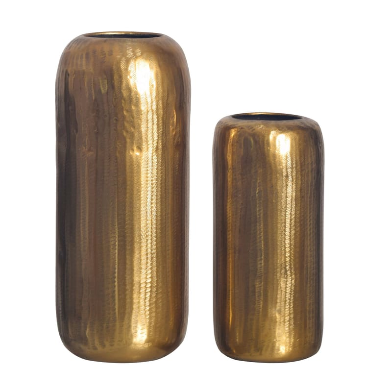 Dalaro Vas 40 cm Set om 2 - svart brons - Inredning - Vas - Cylindervas
