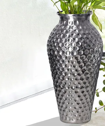 Dalilo Vas 51 cm Set om 2 - Silverfärgad - Inredning - Vas