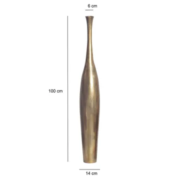 Isloren Vas 100 cm - Guldfärgad - Inredning - Vas