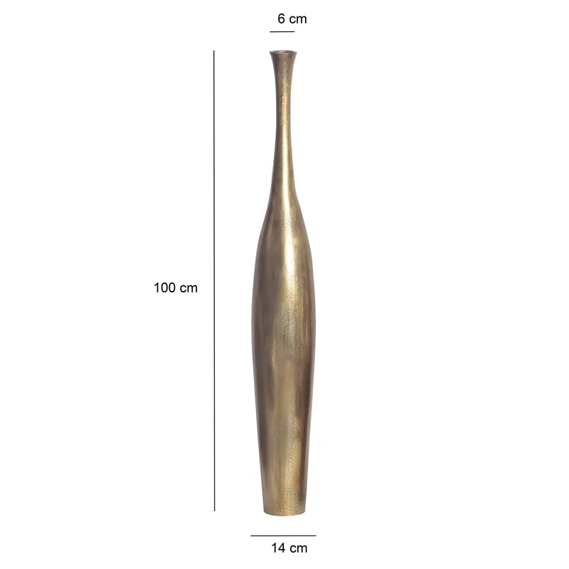 Isloren Vas 100 cm - Guldfärgad - Inredning - Vas