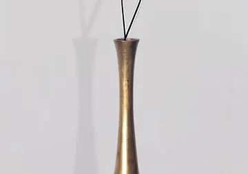 Isloren Vas 100 cm - Guldfärgad - Inredning - Vas