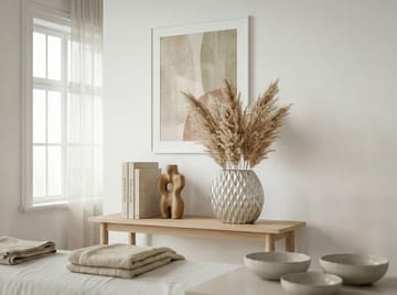 Larek Bordsvas i aluminium - Silver - Inredning - Vas