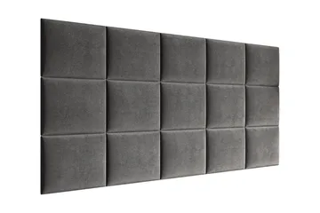 Lornel Stoppad Väggpanel 40x30 cm - Grå - Inredning - Väggdekor
