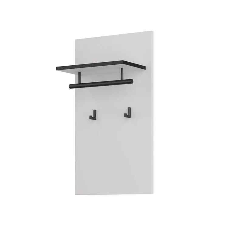Väggpanel Kors med Krokar, Vit