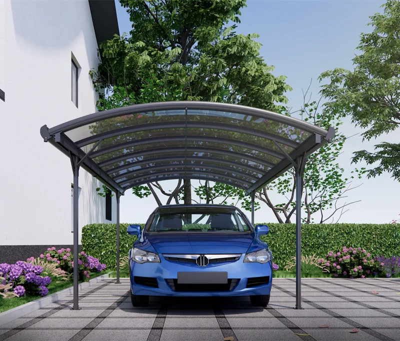 Carport 15 m² | 505 x 303 cm | Singelbilsparkering | Modern & elegant skyddslösning