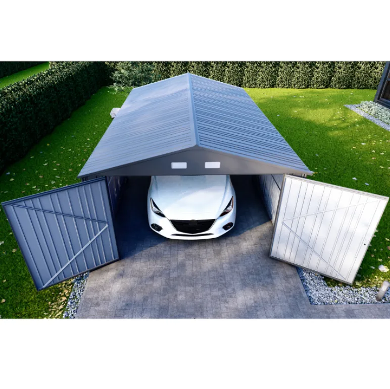 Plåtgarage 17,3 m² | Dubbel dörr | Robust design - Hus & renovering - Garage & verkstad - Garagehus