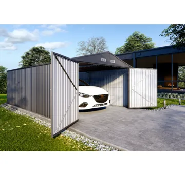 Plåtgarage 17,3 m² | Dubbel dörr | Robust design - Hus & renovering - Garage & verkstad - Garagehus
