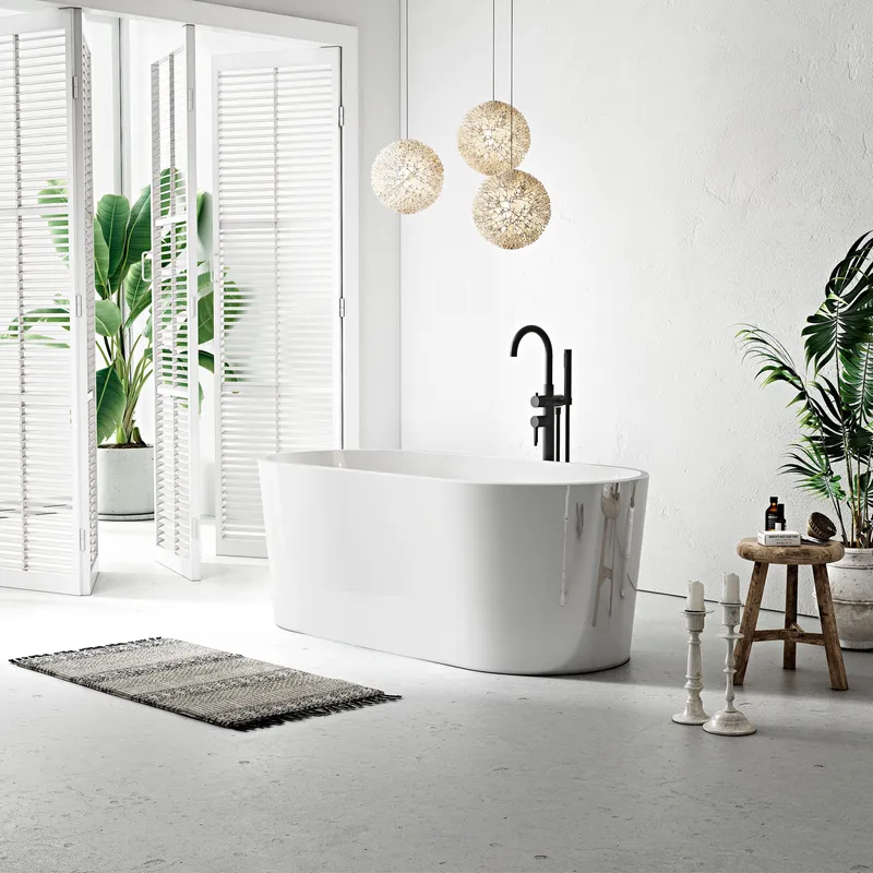 Ideal Badkar Bathlife Fristående rund