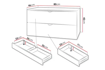 Alijan Tvättställsskåp - Hus & renovering - Kök & bad - Badrum - Badrumsmöbler & badrumsinredning - Tvättställsskåp & kommod