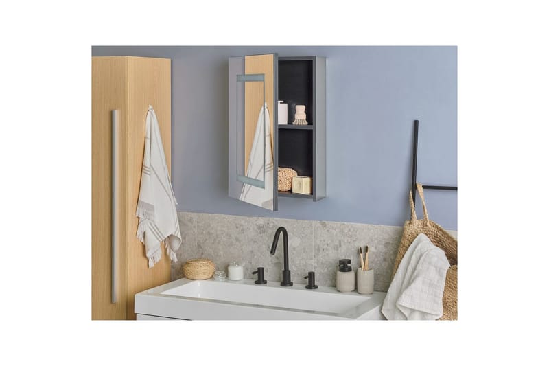 Badrumsskåp med spegel Malaspina - Hus & renovering - Kök & bad - Badrum - Badrumsmöbler & badrumsinredning - Spegelskåp badrum