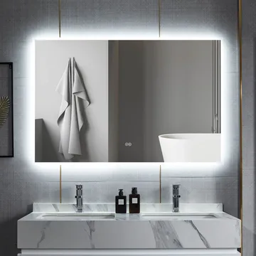 Badrumsspegel 120x80cm | LED-belysning & anti-fog - Hus & renovering - Kök & bad - Badrum - Badrumsmöbler & badrumsinredning - Badrumsspegel