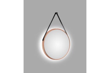 Allejaure Spegel 50 cm Rund - Koppar - Hus & renovering - Kök & bad - Badrum - Badrumsmöbler & badrumsinredning - Badrumsspegel