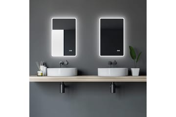 Aspsele Badrumsspegel 45x70 cm LED-belysning - Hus & renovering - Kök & bad - Badrum - Badrumsmöbler & badrumsinredning - Badrumsspegel