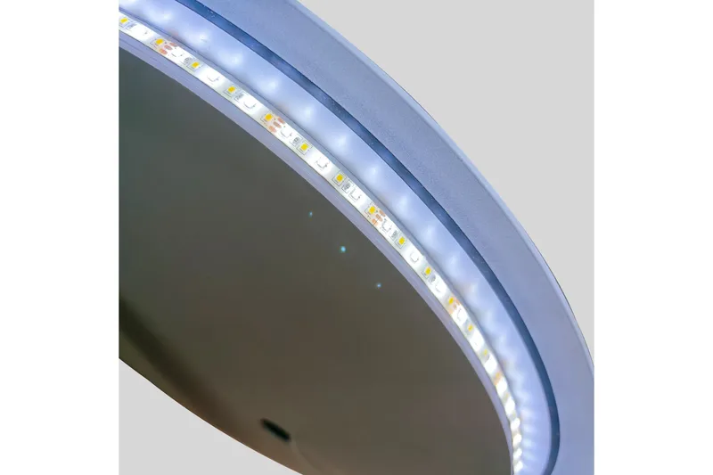 Clas Rund Badrumsspegel med LED-belysning 120 cm - Anti-Fog och Touch-Styrning - Hus & renovering - Kök & bad - Badrum - Badrumsmöbler & badrumsinredning - Badrumsspegel