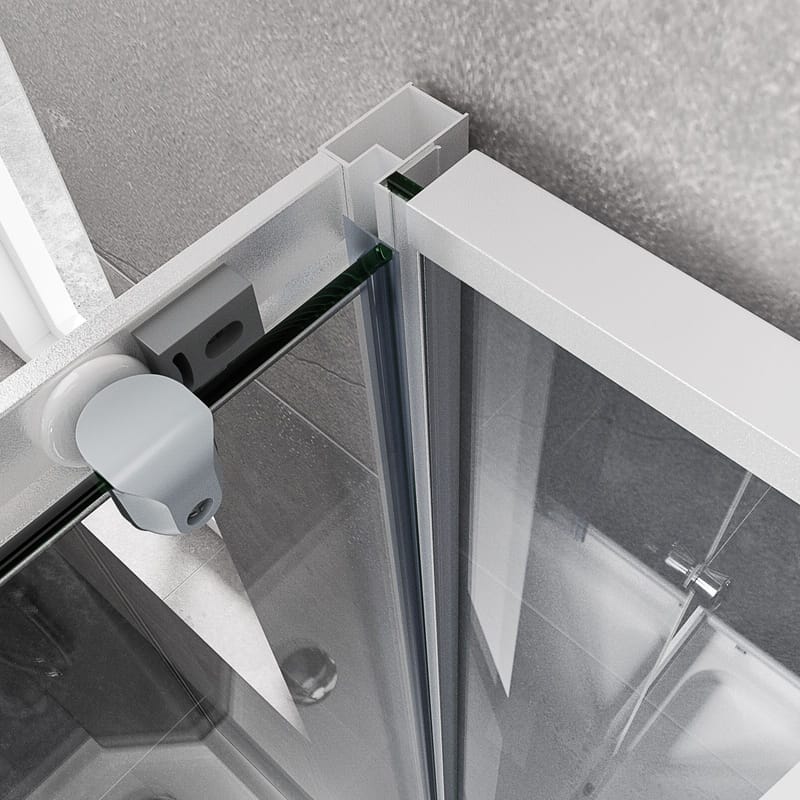 Duschkabin 80x80x203cm | Komplett - Aluminiumprofil - Hus & renovering - Kök & bad - Badrum - Duschar - Duschkabin