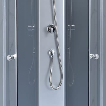 Duschkabin 80x80x203cm | Komplett - Aluminiumprofil - Hus & renovering - Kök & bad - Badrum - Duschar - Duschkabin
