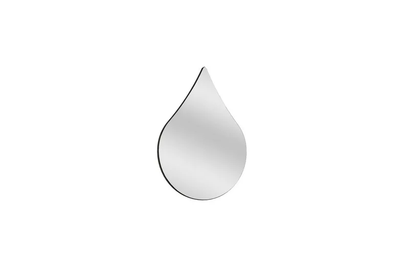 Koruco Badrumsspegel 50 cm, Svart