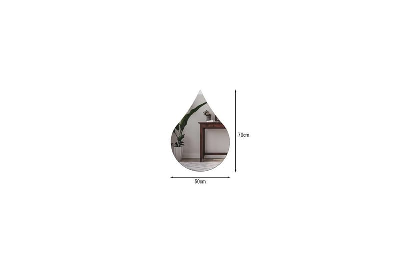 Koruco Badrumsspegel 50 cm - Vit - Hus & renovering - Kök & bad - Badrum - Badrumsmöbler & badrumsinredning - Badrumsspegel