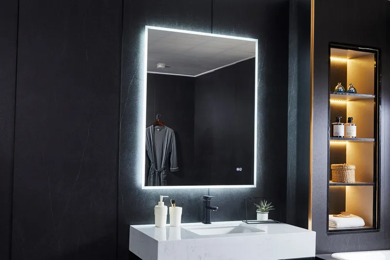 Spegel 80x100cm | LED-belysning & anti-fog