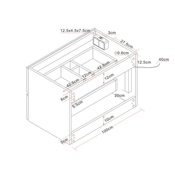 Bathlife Glädje Tvättställsskåp 1000 - Hus & renovering - Kök & bad - Badrum - Badrumsmöbler & badrumsinredning - Tvättställsskåp & kommod