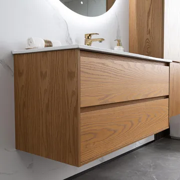 Tvättställsskåp Bahtlife Lättsam 1000 Natur Ek - Hus & renovering - Kök & bad - Badrum - Badrumsmöbler & badrumsinredning - Tvättställsskåp & kommod
