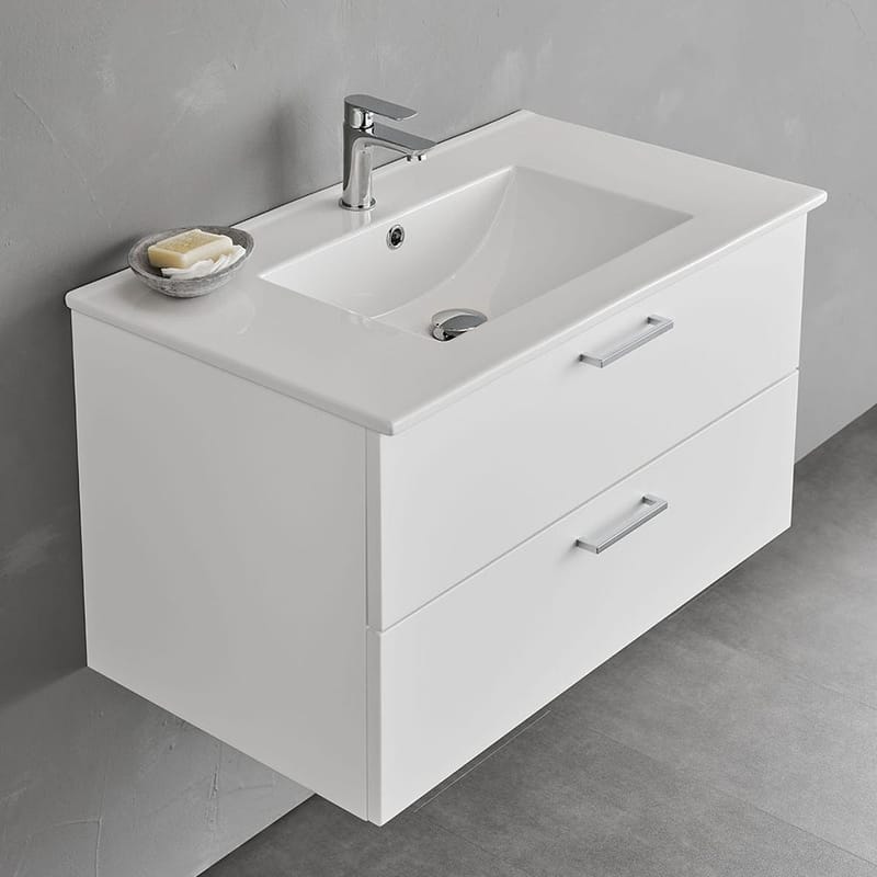 Tvättställsskåp Lycklig Vit 800 M Tvättställ - Hus & renovering - Kök & bad - Badrum - Badrumsmöbler & badrumsinredning - Tvättställsskåp & kommod