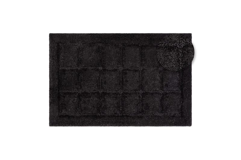 Badrumsmatta Square - 50x80 cm, Black - Textil & mattor - Mattor - Badrumsmatta