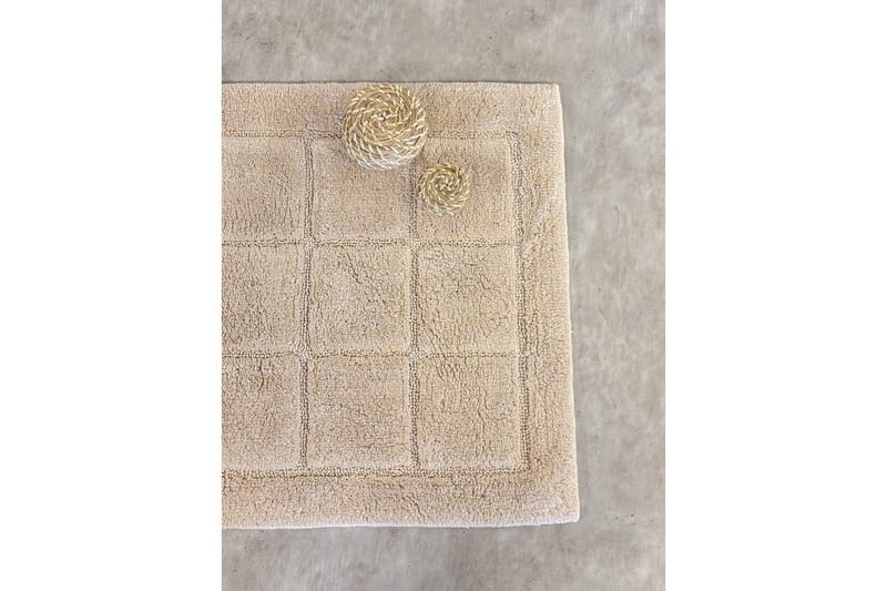 Badrumsmatta Square - 70x120 cm, Nature - Textil & mattor - Mattor - Badrumsmatta