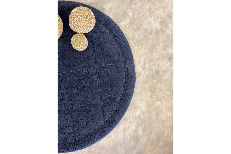 Badrumsmatta Square - 80x80 cm, Navy Blue - Textil & mattor - Mattor - Badrumsmatta