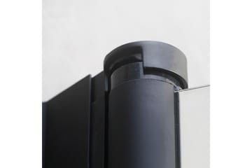 Bathlife Mångsidig Duschhörn Rak Dörr | Rak Dörr Svart - Svart|Transparent - Hus & renovering - Kök & bad - Badrum - Duschar