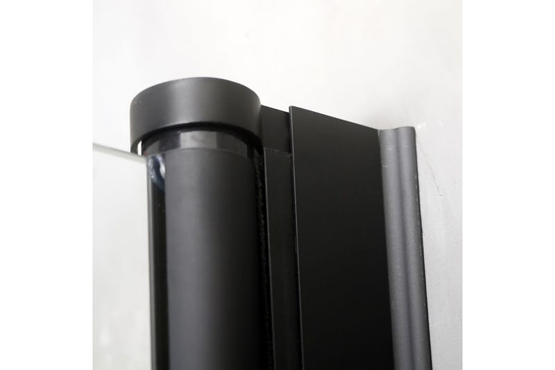 Bathlife Mångsidig Duschhörn Rak Vägg | Rak Dörr Svart - Svart|Transparent - Hus & renovering - Kök & bad - Badrum - Duschar