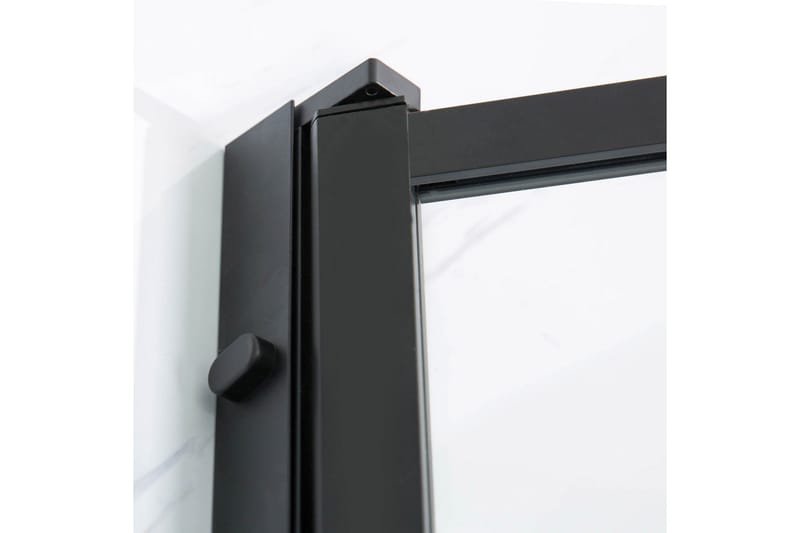 Bathlife Profil Duschhörn Rak Dörr 80 cm+Rak Dörr 80 cm - Svart - Hus & renovering - Kök & bad - Badrum - Duschar