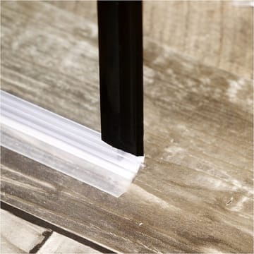 Duschdörr Mångsidig 45° Dörr Klarglas Svart 1000 - Transparent - Hus & renovering - Kök & bad - Badrum - Duschar